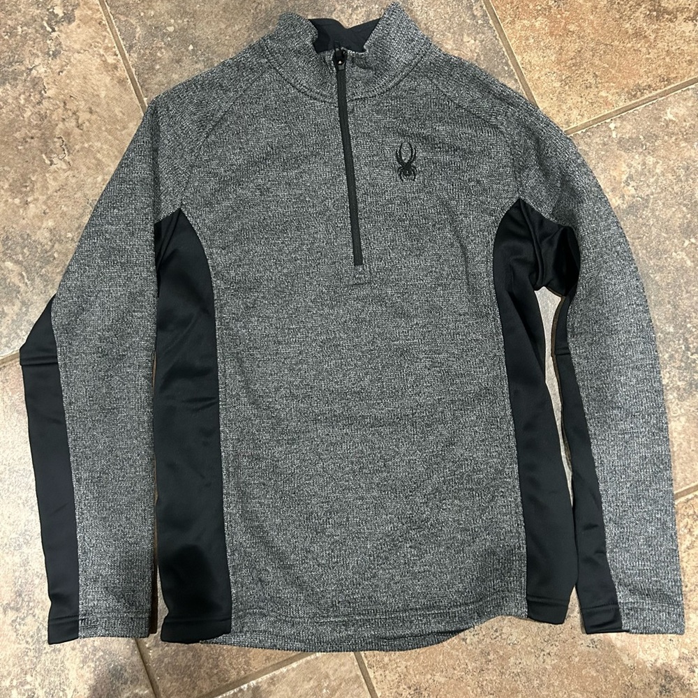 Spyder Black Fleece Pullover